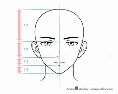 Image result for Anime Basic Face Outline