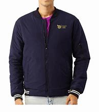 Image result for Bomber Jacket with Brass Button and Zipper