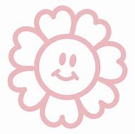 Image result for Flor Rosa Carita Feliz Caicatura