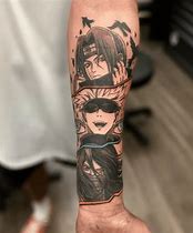 Image result for Uchiha Tattoo Leg Piece