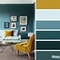 Image result for Dark Teal Living Room Ceiling and Walls