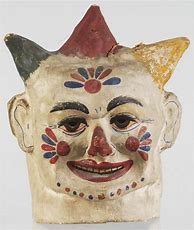 Image result for Paper Mache Clown Mask