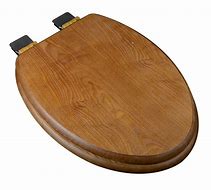 Image result for Dark Wood Toilet Seat