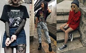 Image result for Grunge Outfits Aesthetic Blue Jeans