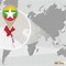 Image result for Myanmar Map Wallpaper