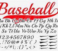 Image result for PR Baseball Font