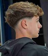 Image result for Messy Frimge Low Taper Fade