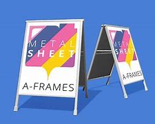 Image result for A Fram Metal Sign Frame