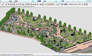 Image result for Landscape Plaza SketchUp