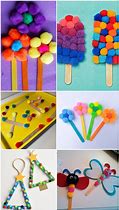 Image result for Pom Pom Craft Ideas