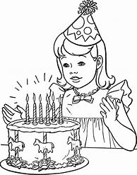 Image result for Birthday Colouring Pages