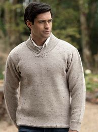 Image result for Sweater with White Collar