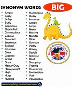 Image result for Big Vocabulary Words