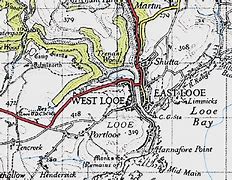 Image result for Map of Looe and Surrounding Area