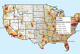 Image result for USA Density Map