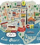 Image result for Map of Tourist Sites in Toronto