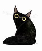 Image result for Black Cat Canvas Art