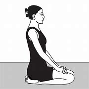 Image result for Vakrasana Pose Black and White