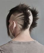 Image result for Woman with a Reverse Mohawk