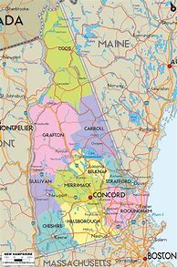 Image result for New Hampshire State Map