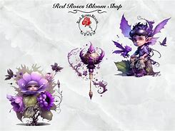 Image result for Purple Garden Fairies Clip Art