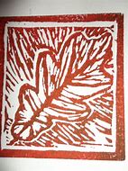 Image result for Lino Print Leaves