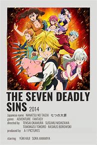 Image result for Seven Deadly Sins Poster