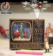 Image result for Retro TV Snow Globe Rudolph