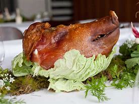 Image result for Deep Fried Pig Head