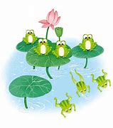 Image result for Cartoon Frog Pond