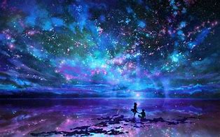 Image result for Anime Galaxy Sky