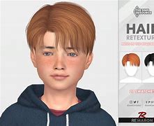 Image result for Children Hair Sims 4 CC Boy