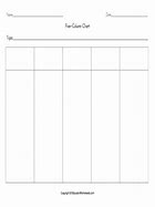 Image result for Cute Chart Blank