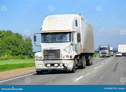 Image result for Freightliner Semi Truck Trailer