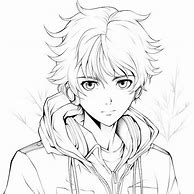 Image result for Black Anime Face Drawing Boy