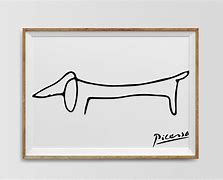 Image result for Picasso Dog Drawing