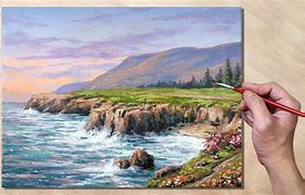 Image result for Cliff Painting Black