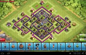 Image result for Map Clash of Clan HDV 8