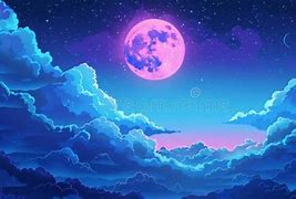 Image result for Cool Anime Moon