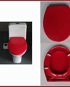 Image result for Red Toilet