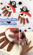 Image result for Pirate Handprint Craft