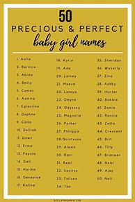 Image result for Top 50 Girl Names