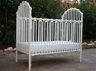 Image result for Metal Baby Crib