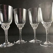 Image result for Twisted Stem Wine Glasses