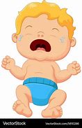 Image result for Crying Baby Cartoon with White Background