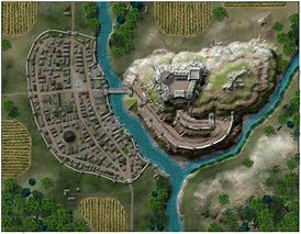 Image result for Dnd Castle Town Map