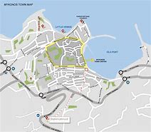 Image result for Mykonos Map Poster