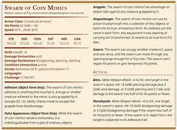 Image result for Dnd Mimic Spreadsheet