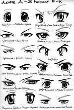 Image result for Anime Both Eyes Drawing