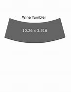 Image result for Sublimation Wine Tumbler Blanks